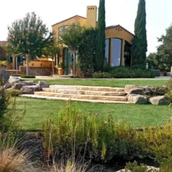 Catalina Artificial Turf Roll 1-1/2 Inch X 15 Ft. Wide Per SF -Floor Mat Store artificial turf landscaping 2.jpg