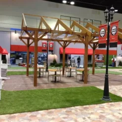 Play Time Artificial Grass Turf Roll 1-1/4 Inch X 15 Ft. Wide Per SF 21 Play Time Artificial Grass Turf Roll 1-1/4 Inch X 15 Ft. Wide Per SF -Floor Mat Store artificial turf tradeshow courtyard.jpg