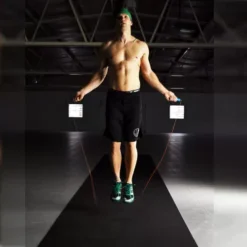 Rubber Flooring Roll Geneva 8 Mm Black 25 LF -Floor Mat Store black geneva rolls rope.jpg