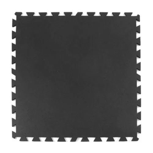 Geneva Interlocking Rubber Tile Black 1/4 Inch X 3x3 Ft. 5 Geneva Interlocking Rubber Tile Black 1/4 Inch X 3x3 Ft. - Image 3