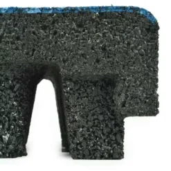 DBTile Gym Floor Tile Standard Colors 2.5 Inch X 2x2 Ft. With Quad Blok -Floor Mat Store heavy drop gym tiles side.jpg