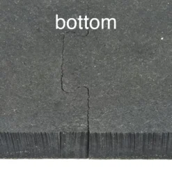 Horse Stall Mats Right Corner 1/2 Inch X 4x6 Ft. Black -Floor Mat Store horse stall mat intlk btm.jpg 9