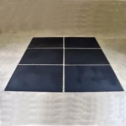 Humane Horse Stall Kit 12x12 Ft Natural 4 Pack -Floor Mat Store horse stall natural kit 34 layout full.jpg