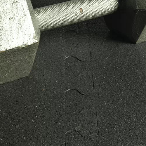 Rubber Tile Interlocking Sport Black 3/8 Inch X 2x2 Ft. 13 Rubber Tile Interlocking Sport Black 3/8 Inch X 2x2 Ft. - Image 11