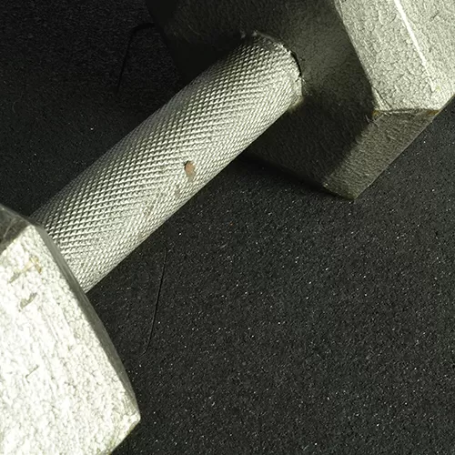 Rubber Tile Interlocking Sport Black 3/8 Inch X 2x2 Ft. 14 Rubber Tile Interlocking Sport Black 3/8 Inch X 2x2 Ft. - Image 12