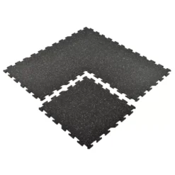 Interlocking Rubber Tile 10% Tan/Brown 8mm X 2x2 Ft. -Floor Mat Store interlocking rubber tile 2x2ftx8mm tan brown 4 tile.jpg