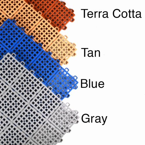 Patio Outdoor Tile 1/2 Inch X 1x1 Ft. 4 Patio Outdoor Tile 1/2 Inch X 1x1 Ft. - Image 2