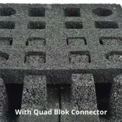 DBTile Gym Floor Tile Standard Colors 2.5 Inch X 2x2 Ft. With Quad Blok -Floor Mat Store quad blok 25 joined back angle.jpg