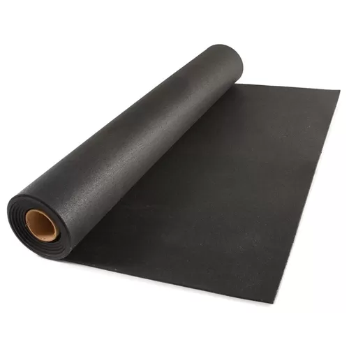 Rubber Flooring Roll Geneva 8 Mm Black Per SF 4 Rubber Flooring Roll Geneva 8 Mm Black Per SF - Image 2