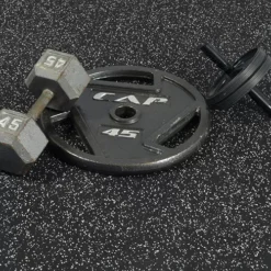 Rolled Rubber Sport 3/8 Inch 10% Gray Per SF