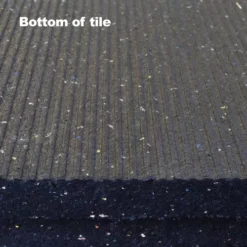 Rubber Mat 4x6 Ft X 3/4 Inch Black Trued Natural -Floor Mat Store royal interlocking carpet tile bottom.jpg 1