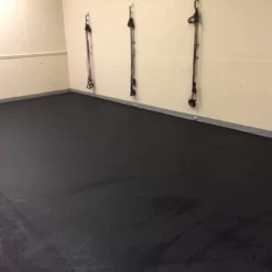 Rubber Flooring Roll Geneva 1/4 Inch Black Per SF 15 Rubber Flooring Roll Geneva 1/4 Inch Black Per SF -Floor Mat Store rubber flooring rolls 14 inch black geneva workout room.jpg