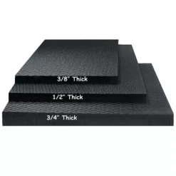 Horse Stall Mats 4 Ft Border 1/2 Inch X 4x6 Ft. Black