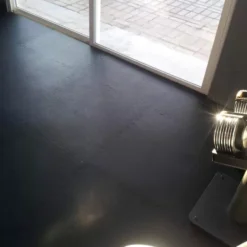 ZipTile Interlocking Rubber Tile Black 3/8 Inch 28x28 Inches -Floor Mat Store rubber zip tiles home weight room entrance.jpg